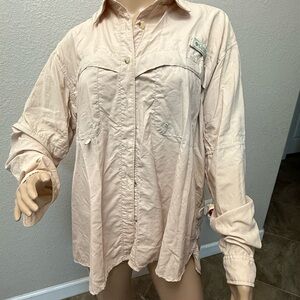 Women's Button Down Shirt in Cream